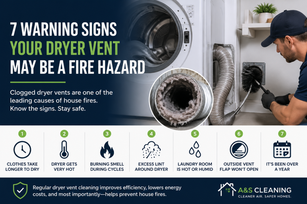 7 warning signs - 7 Warning Signs Your Dryer Vent May Be a Fire Hazard