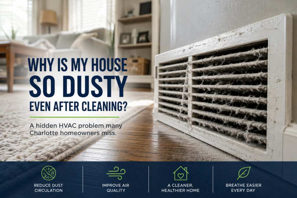 ChatGPT Image May 27 2026 11 17 58 AM - Why Is My House So Dusty Even After Cleaning? A Hidden HVAC Problem Many Charlotte Homeowners Miss
